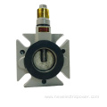 Square cast iron butterfly valve for transformer DN80DN100